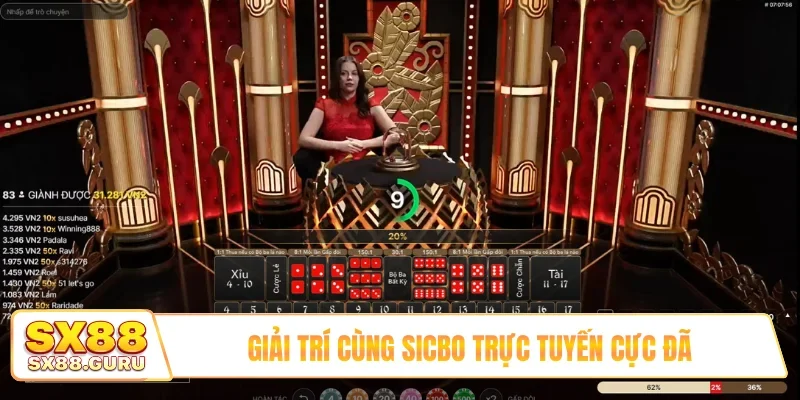 Giải trí cùng Sicbo trực tuyến cực đã